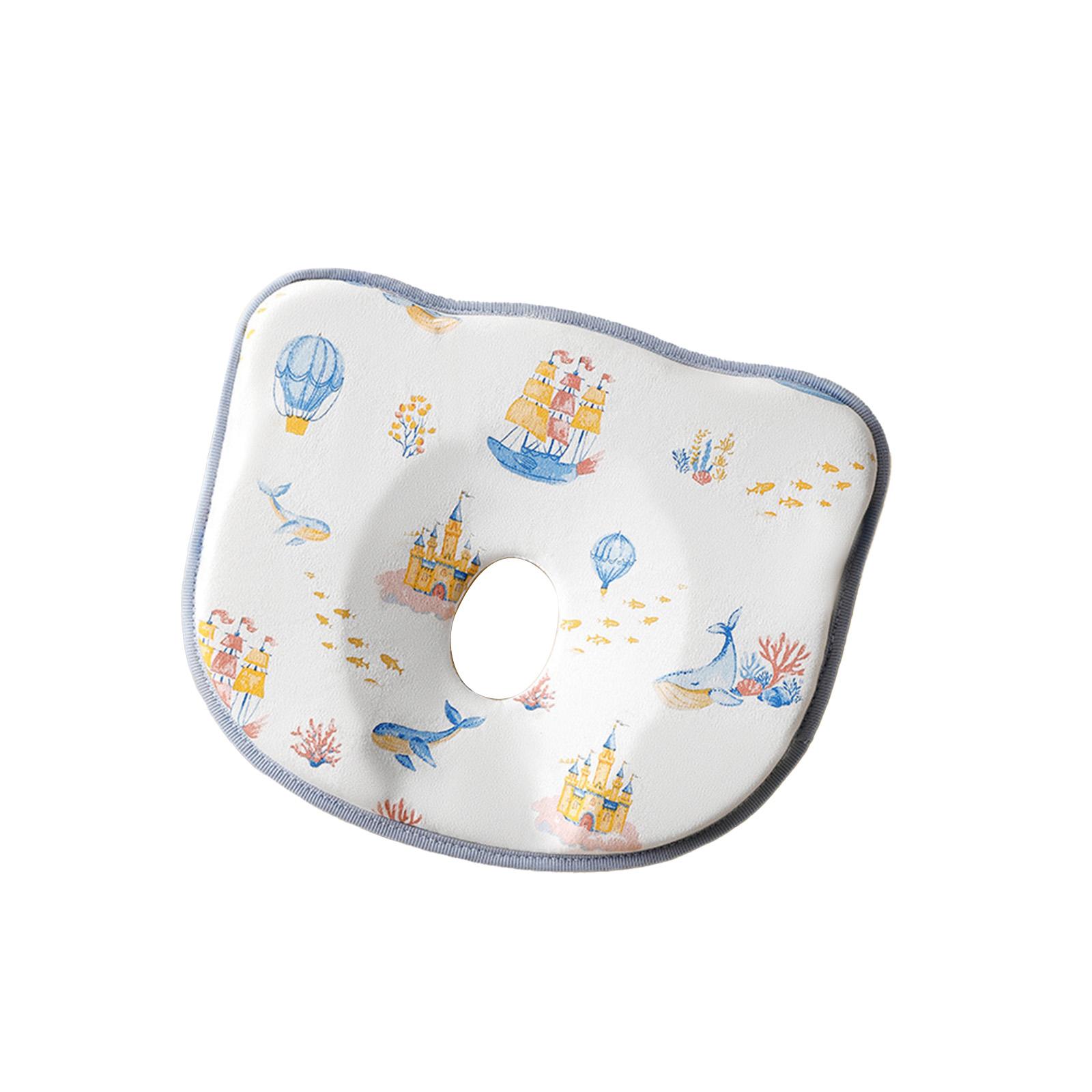 

Детская подушка Тип А Подушка для сна и формирования головы из пены с памятью, Подушка с хлопковым косым наполнителем для коррекции формы головы One Size