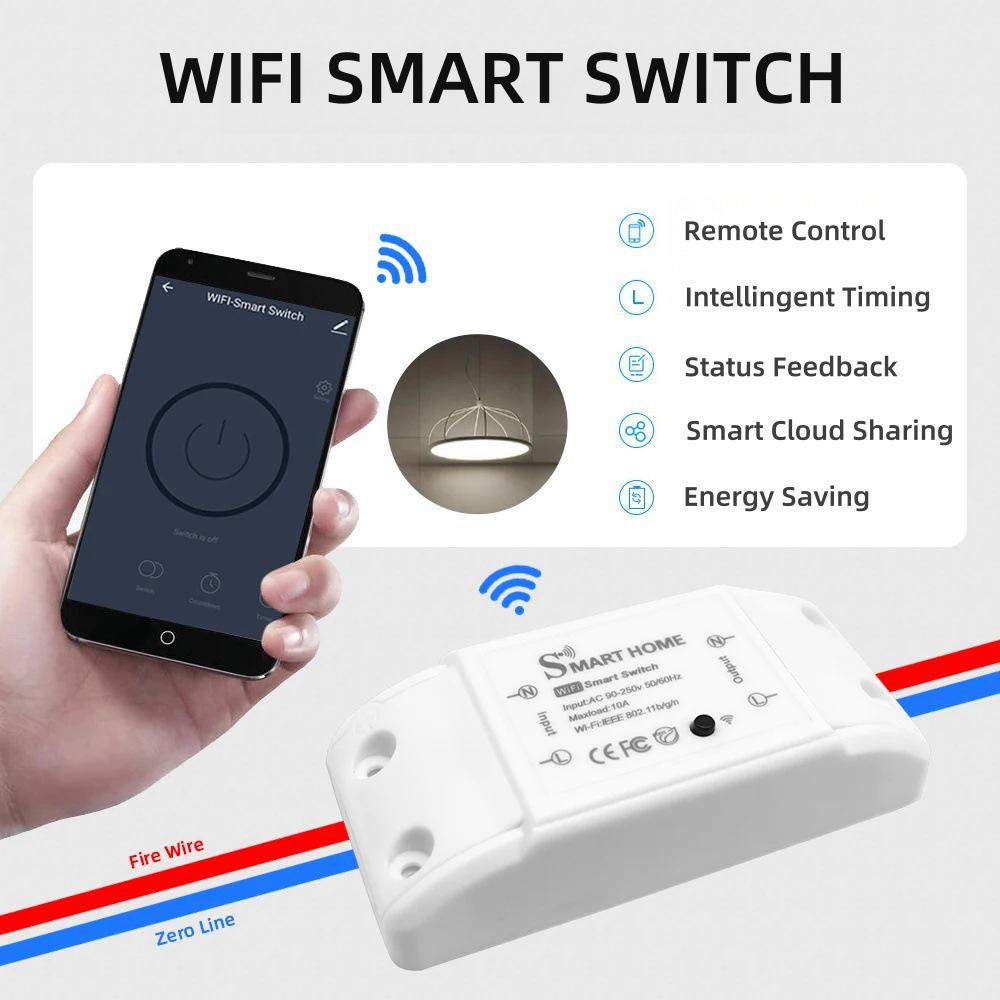 Tuya Smart Mini WiFi Schalter mit Sprach- & App-Steuerung
