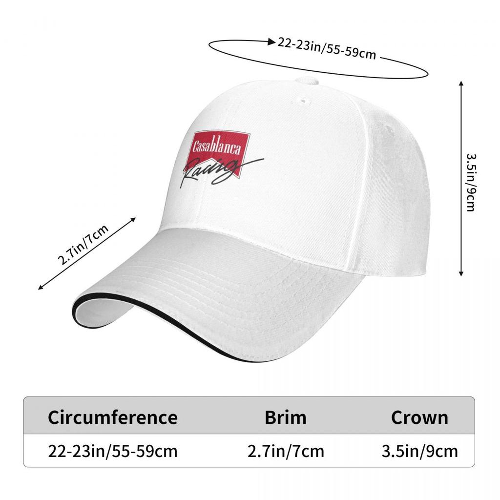CASABLANCA RACINGCap Baseball Cap Ball Cap lustige Mütze Damen Hüte Unisex
