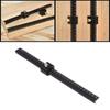 Clear Accurate Scales Sliding Ruler Adjustable Angle T Square Ruler L Shaped Ruler  For Carpenter