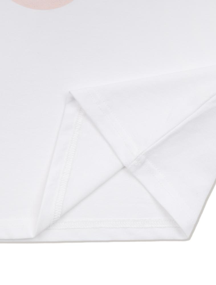 LA MAISON STUDIO Pastel Citrus Short Sleeve T-Shirt White Mint (Fcg2Ts775W)