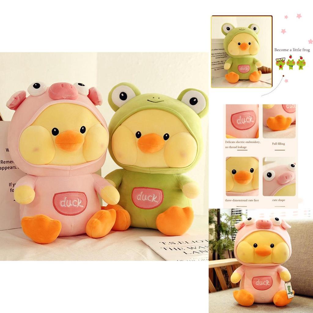 Adorable Frog Duck Piggy Duck Plush Toy For Children's Gifts And Home Decorations