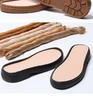 1 Pair Full Sole Repair Worker Shoes Outsole Casua Rubber Sole Anti Slip Diy Replacement Stick On Soft Thicken Boots Shoe Insole
