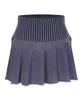 Lara Fox Knit Wide Band Mini Skirt Blue Bq4Ks001