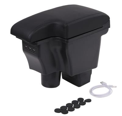 Mazda Armrest Console Box with USB Compatible with Mazda Demio Multifunctional Storage Fatigue Aftermarket Custom Part Port, CX-3 DK5, DJ3, DJ5. Box,