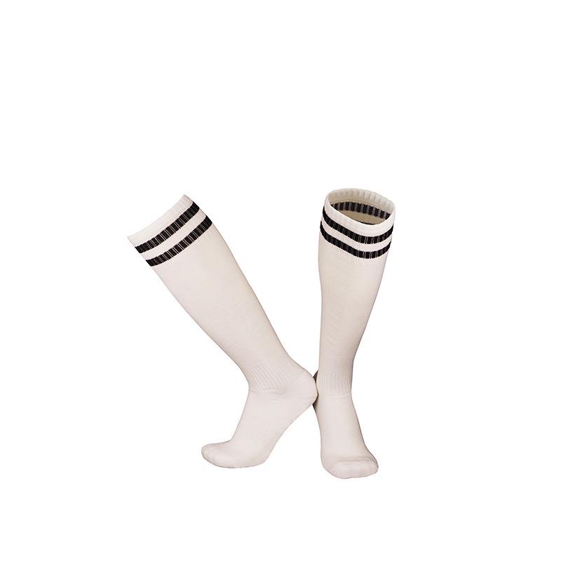 Men's High-Top Jacquard Logo Football Socks with Terry Bottom