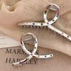 Colorful Polka Dot Geometric Shark Claw Hair Clip Accessories