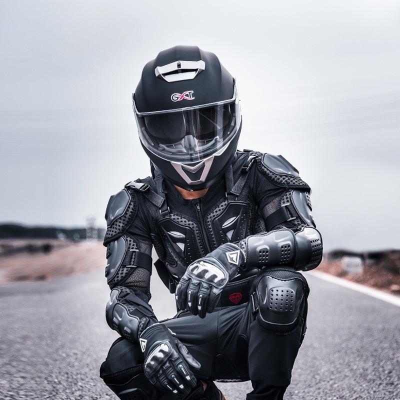 2026 Off Road Motorcycle Armor Full Body Protection Gear Knee Elbow Chest Neck Guard Motocross Jersey and Pants Motorcycle Suit