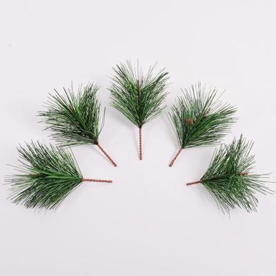 Handmade Artificial PVC Pine Needle Branches - Christmas Decor Pine Strips