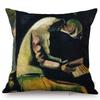 Modern Yağlıboya Sanat Gerçeküstücülük Kübizm Empresyonizm Marc Chagall Ünlü Sanat Yastık Kılıfı Doğum Günü Kemancı Minder Örtüsü