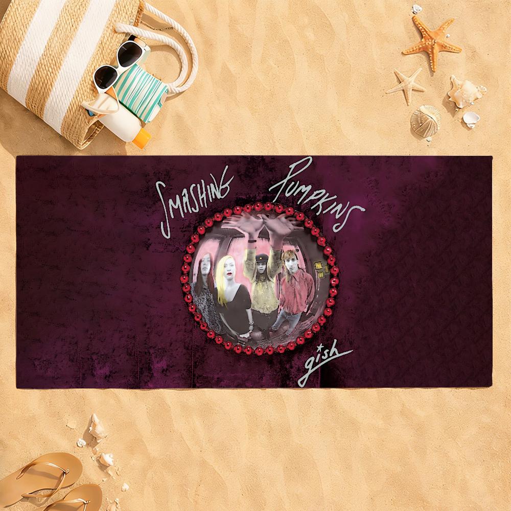 

Rock Band The S-Smashing P-Pumpkins Towel Quick Dry Absorbent Beach Towel for Sports, Fitness, Swimming and Outdoor Activities W40*H60(CM)
