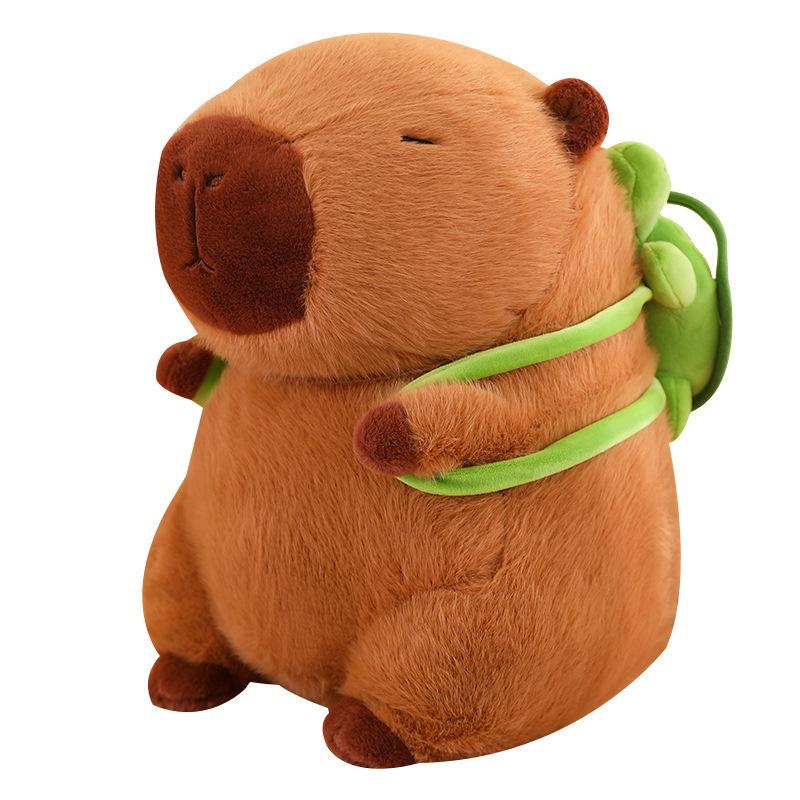 Kapibala Doll Dolls  Turtle Sitting Posture Capybara Plush Toy