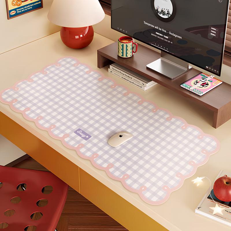 Süßes Puzzle Schreibtischunterlage, Große Mauspads, Niedlicher Stil für Mädchen, Perfekt für Büro- & Schülerschreibtische
