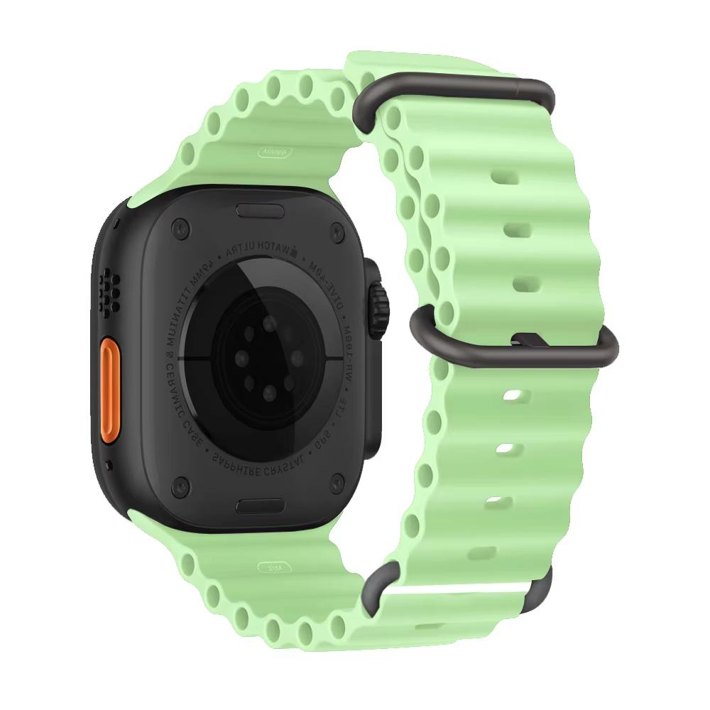 Ocean Strap for Apple Watch Ultra 3 2 Band 49mm 44mm 40mm 45mm 41mm 42mm Silicone Correa Bracelet iWatch Series 7 6 Se 8 9 10 11