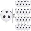 Palloncini da Calcio da 12 pollici Palloncino Gonfiabile in Lattice a Forma di Pallone da Calcio Giocattoli per Bambini Decorazione per Compleanno Tema Sportivo Forniture per Feste di Appassionati di Calcio