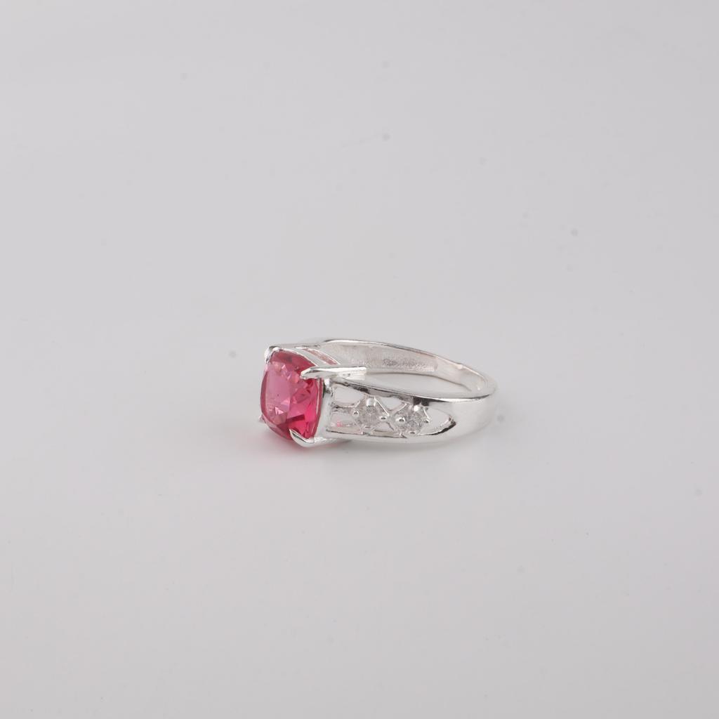 Pink Tourmaline Gemstone 925 Sterling Silver Women Jewelry Designer Ring For Anniversary Gift CZR-15-2