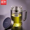 Double Wall Glass Tea Infuser Mug