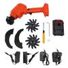 Cordless Tiller Cultivator Battery Powered Garden Cultivator Mini Tiller for Weeding Battery Charger