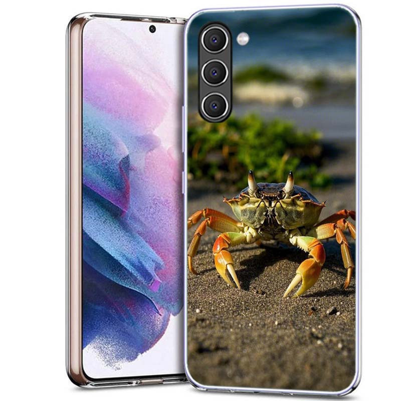 Unique Animal Crab Phone Case for Samsung A54 A14 A24 A34 A17 A37 A57 A55 A35 A25 A15 A13 A23 A33 A53 A07 A05S A04S A03 A73 Gala