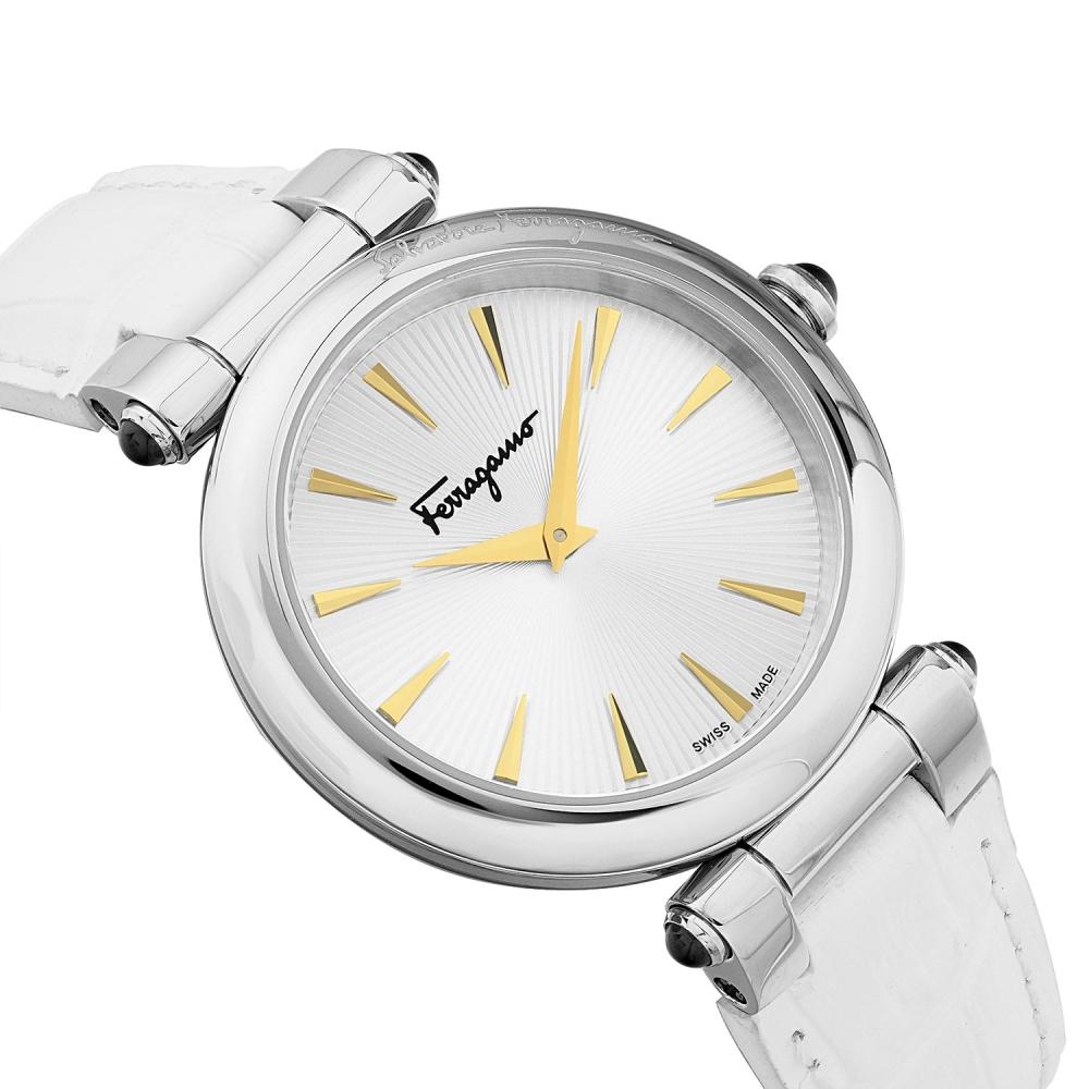 Salvatore Ferragamo Ferragamo Women S Idillio 36mm Quartz Watch White