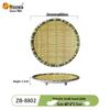 WUHE Imitation Bamboo Melamine Round Plate