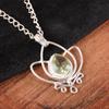 Green Amethyst Gemstone Jewelry,  925 Sterling Silver Pendant, Handmade Wonderful Jewelry Pendant Gift For Women