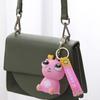 Simulation Dragon Burst Eye Dragon Keychain Cartoon Animal Novelty Doll Pop-eyed Dragon Pendant Funny Creative