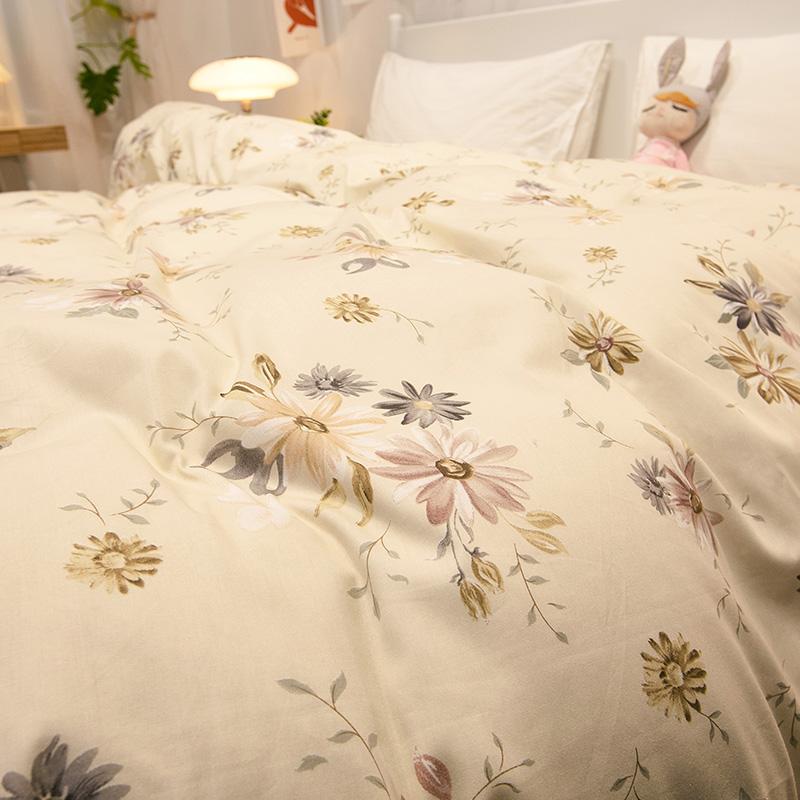 Cotton Duvet Cover Double Size Duvet Cover 200x230 Skin Friendly Breathable Active Flower Print Pillow Cover Buy Separately