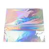 4 buc Față de masă irizată Lucioasă de unică folosință Laser Acoperitoare de masă dreptunghiulare din plastic holografic