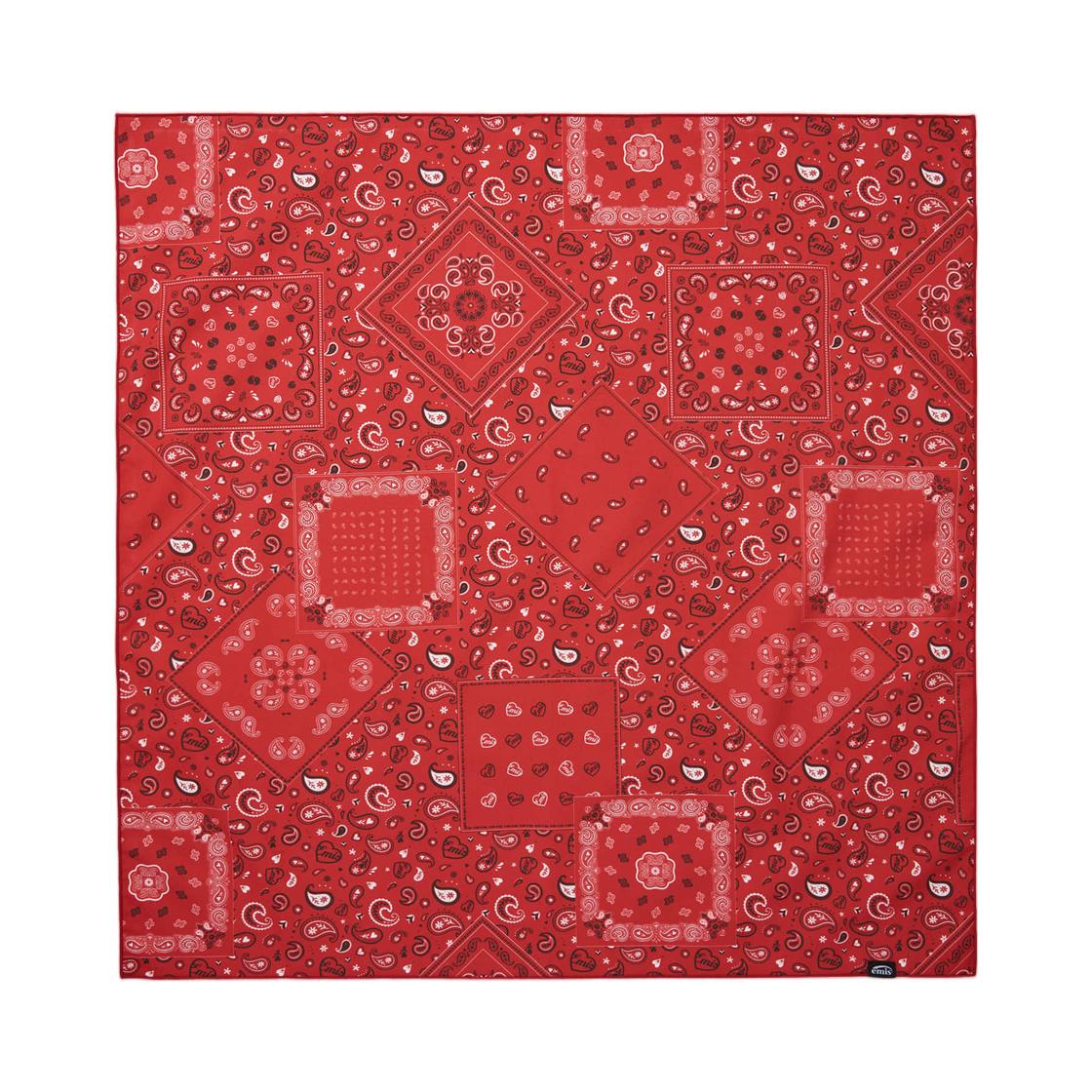 EMIS Paisley Scarf Red ONE SIZE