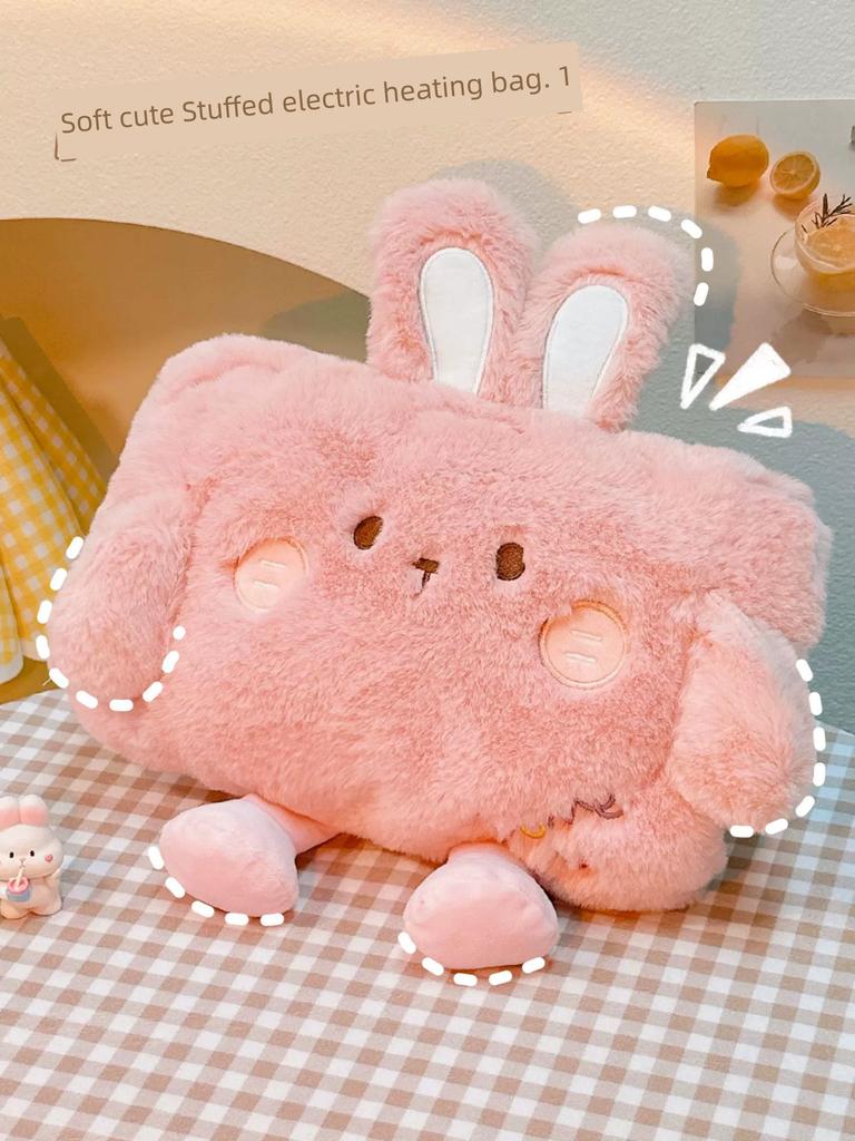 Hot Water Bag Charging Winter Cute Stuffed Hand Warmer Explosion-Proof Genuine Goods Hot-Water Bag Girls Belly Compress Electric Warmer