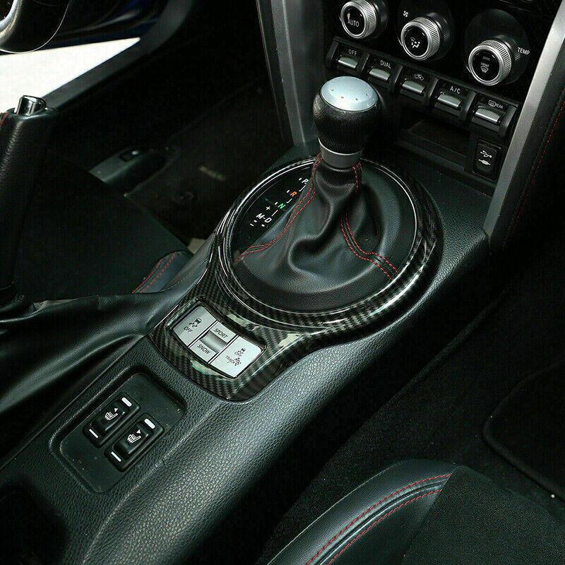 Carbon Fiber Fit For Toyota 86 Subaru BRZ 12-20 Scion FR-S Gear Shift Panel Trim