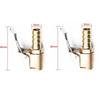 1/2/4pcs Car Tire Air Chuck Inflator Pump Valve Connector Clip-on Adapter Car Brass 6mm 8mm Tyre Wheel Valve For Inflatable Pump Valve Stems 1