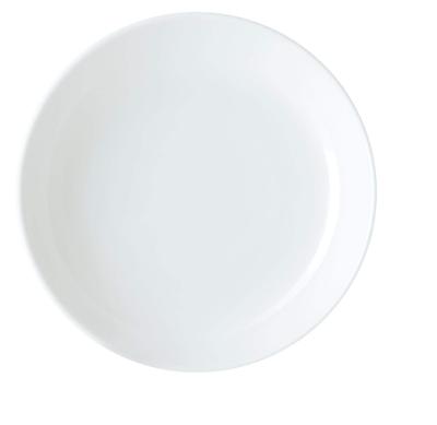Louça East Prato BrancoClaro SS 12cm Leve e fácil de manusear Porcelana leve