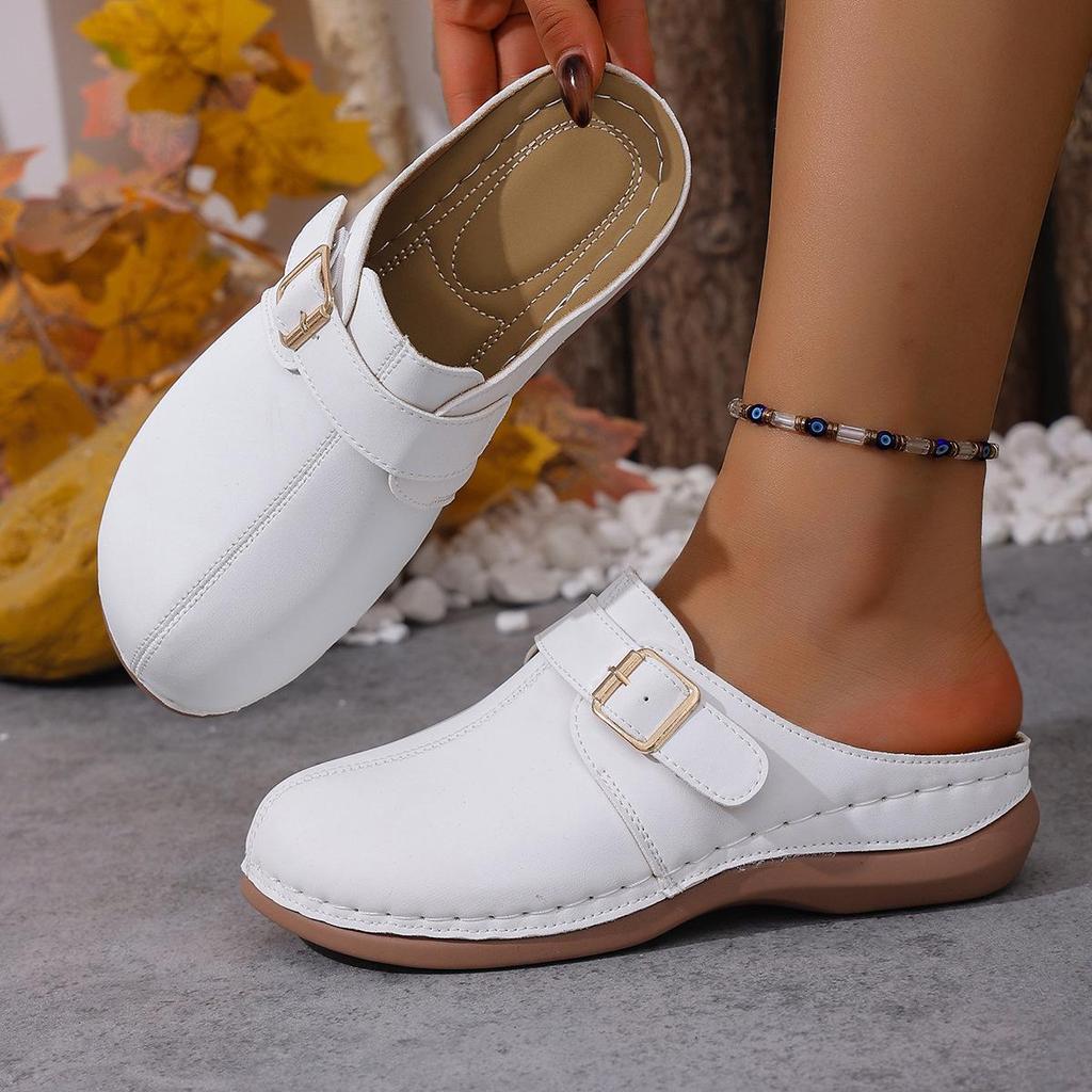 Sandali Estivi da Donna Leggeri Scarpe Piatte Scarpe Monocolore per Donne