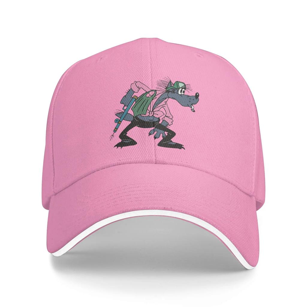 Nu Pogodi Casual Baseball Cap Cartoon Wolf Running Hippie Hip Hop Hats Summer Hot Sale Unisex Women Fitted Retro Baseball Caps