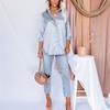 Blusas mujer de moda 2022 léto Top dámské košile Dámská šifonová košile s potiskem Halenky topy Dlouhý rukáv Elegantní žena
