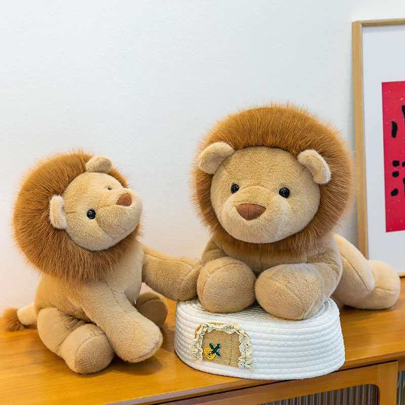 Peluche Leone Giocattolo Animale Peluche Regalo per la Nanna dei Bambini Per Bambini