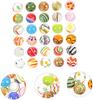 Toddmomy 30 Pieces Glass Marbles for Handmade Decorative Aquarium Marbles, Creative Craft Projects and Kids Play