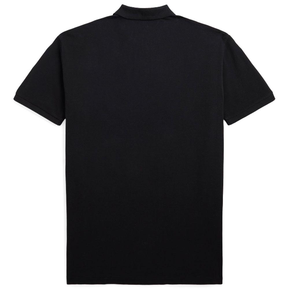Polo Ralph Lauren Solid Color Pocket Design Short Sleeve Polo Shirt Men tops Black MNPOKNI1N822399-001