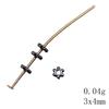 New Year's Day Jewelry Findings Small Torus Spacer Beads Accessories Parts Backpack Accessories