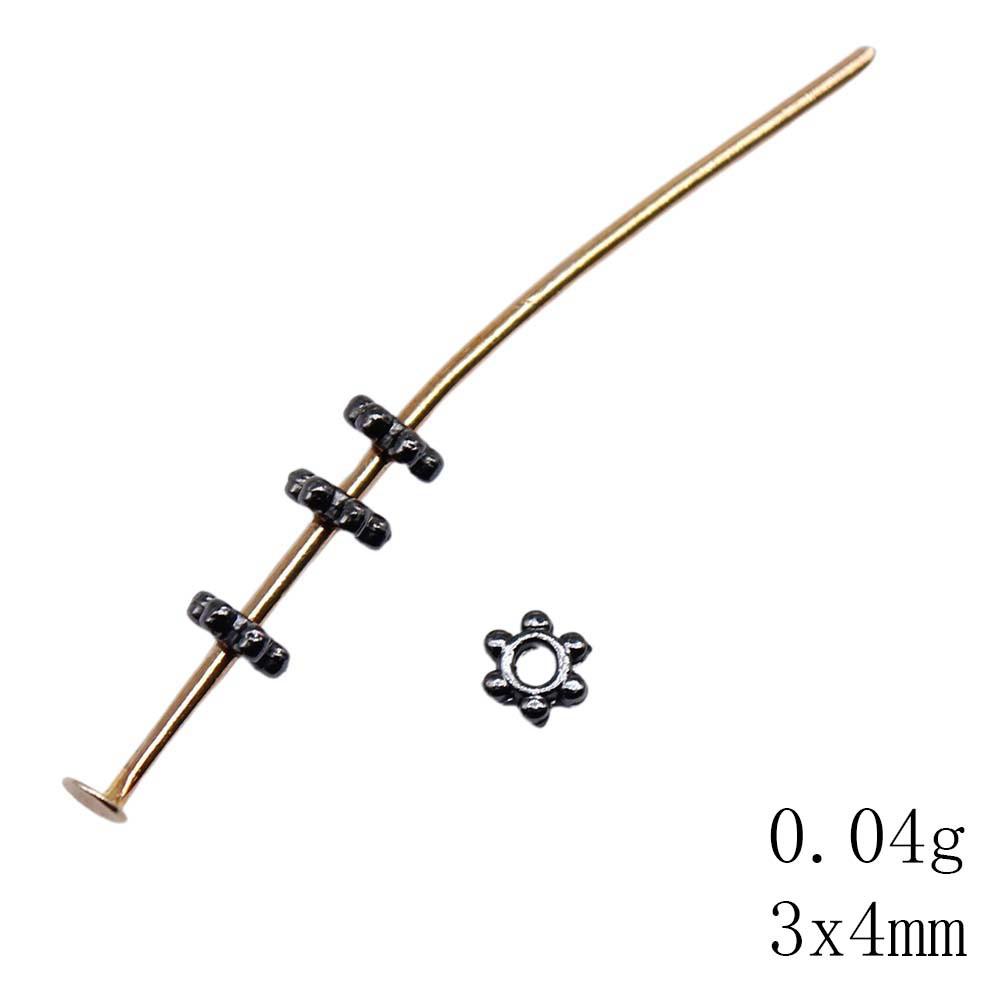 New Year's Day Jewelry Findings Small Torus Spacer Beads Accessories Parts Backpack Accessories
