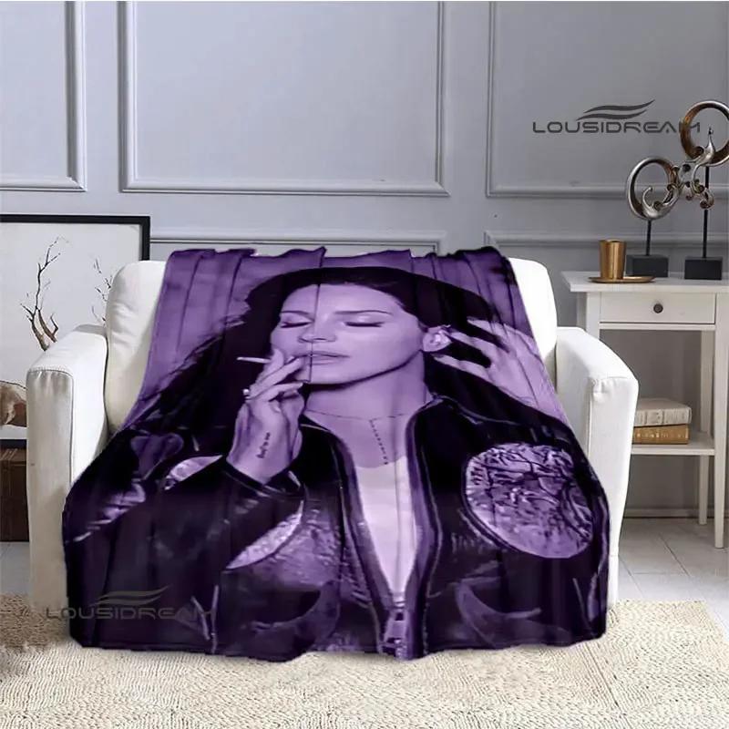Lana Del Rey Coperta stampata sottile Morbida e confortevole Coperta per casa, viaggio, biancheria da letto regalo di compleanno