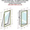Window Seal Set Portable Air Conditioner and Tumble Dryer Window Sealing Cloth Set for Portable Air Conditioners