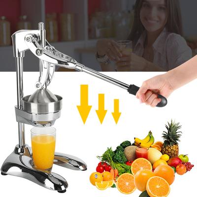 Presse-agrumes manuel Acier inoxydable Conception séparée Presse-agrumes à main Presse-fruits avec base en forme de U