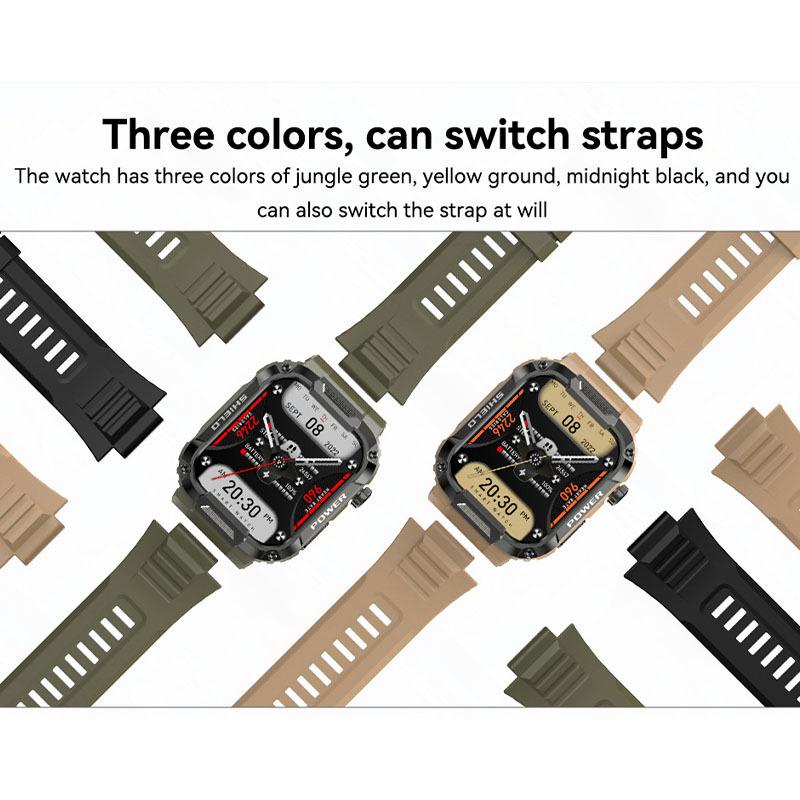 MK66 Smartwatch 2023: Full Touch Screen with Blood Pressure & Oxygen Monitoring