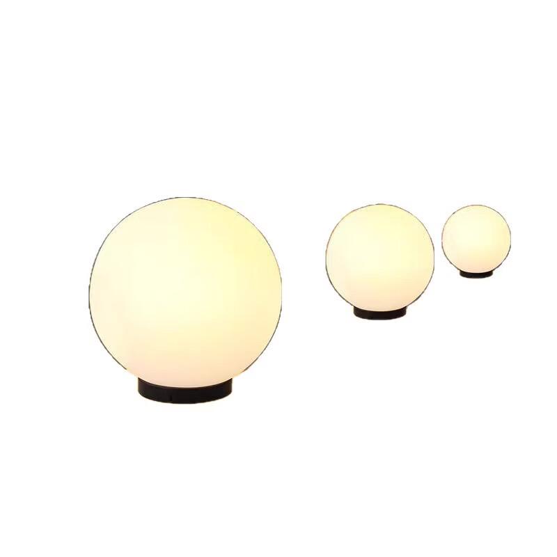 OEING Solar Outdoor Spherical Pillar Light