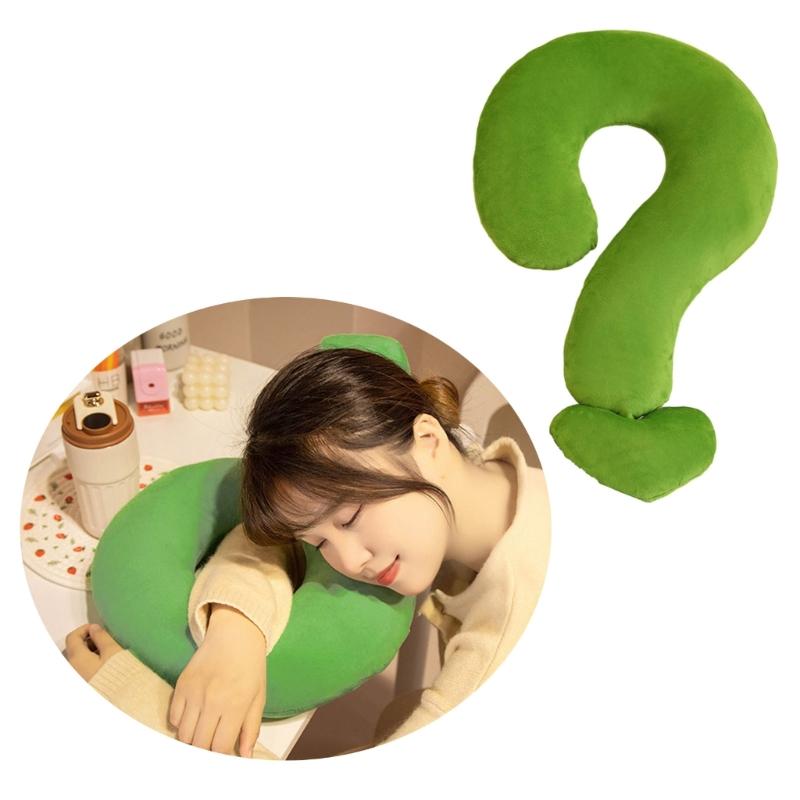 Soft and Comfortable Pillow Question Mark Pillow Cushion Plush Home Sofa Bedroom Sleep Cushion Cartoon Birthday Gift