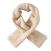 Women's 100% Cashmere Color Block Knit Scarf – Warm, Fashionable, Versatile Neck Gaiter for Autumn and Winter