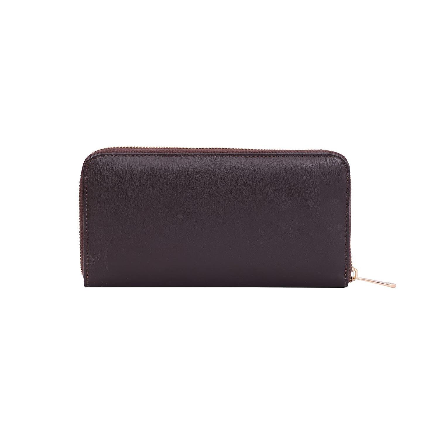 

RSINC Large Genuine Leather Wallet for Women (Brown ) B09Y2W8B7D - Vinata